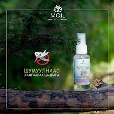 Moil Шумуулнаас хамгаалах цацлага 210мл Монос косметик