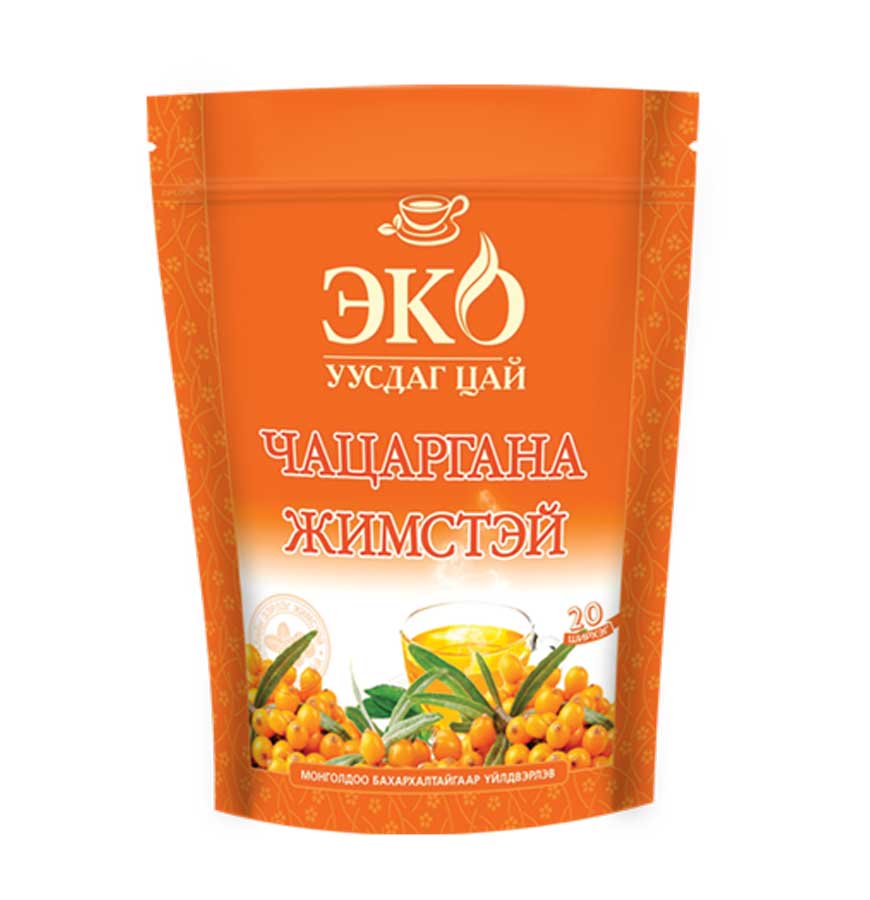 Эко уусдаг цай чацараганатай №20 Монос хүнс