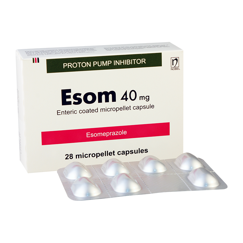 Эзом 40мг №28 бүрхүүлтэй шахмал Nobel